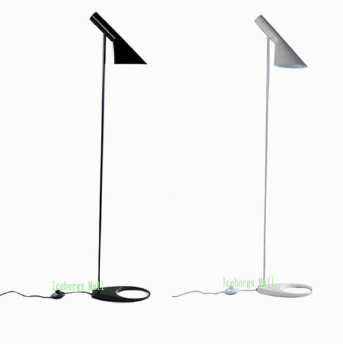 Lampadaire design LED (noir ou blanc)