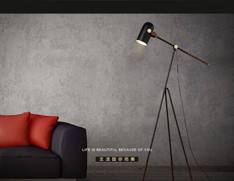 Floor lamp Adjustable LED with three floor stands