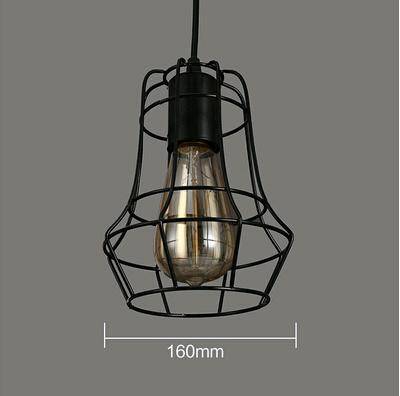 Pendant light with classic cage Retro