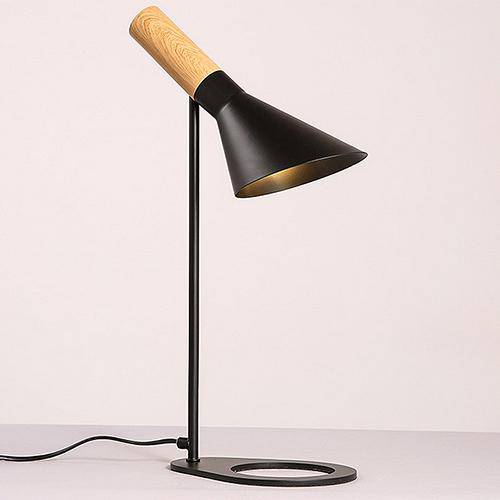 Wood and metal LED design desk or bedside lamp Ascelina