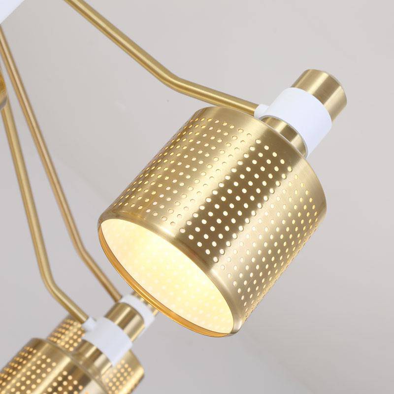 Lámpara nórdica moderna de oro