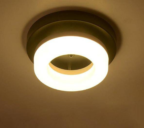 Lámpara de techo LED de PVC moderna