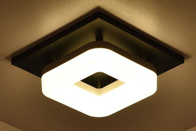 Lámpara de techo LED de PVC moderna