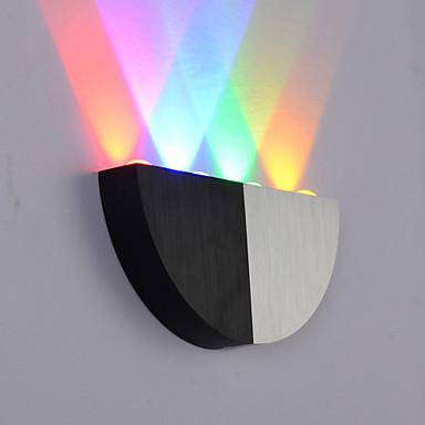 wall lamp multicoloured aluminium LED wall light
