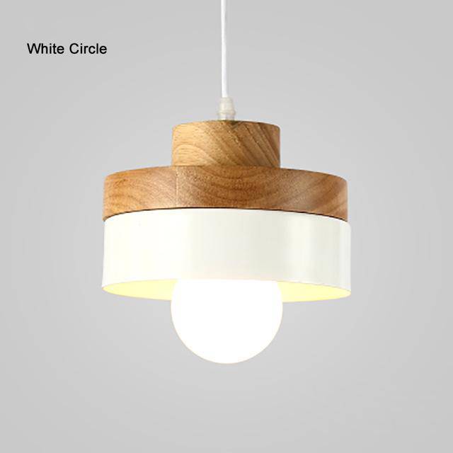 pendant light Wood and metal Scandinavian (square or round)