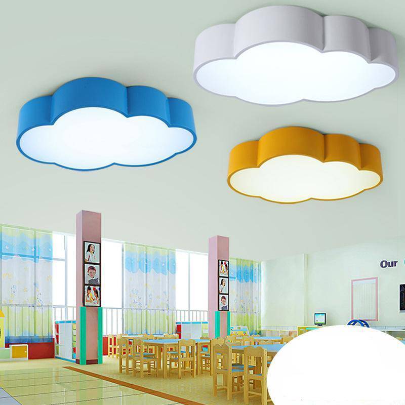 Children's ceiling in the shape of clouds of different sizes (several colors)