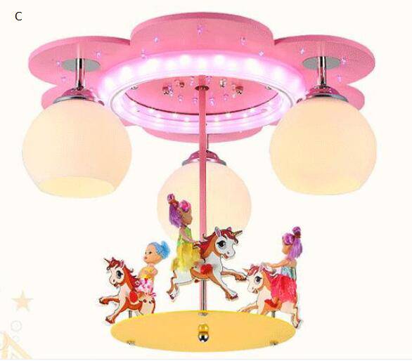 Child ceiling lamp with hanging monkey (several colors)