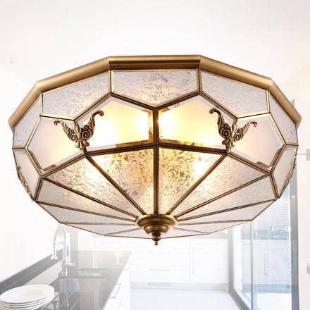 Fashion Vintage Glass Ceiling lamp