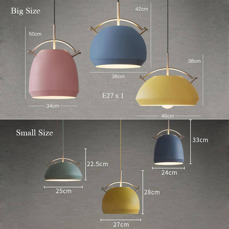Modern design LED pendant light in the shape of a pot
