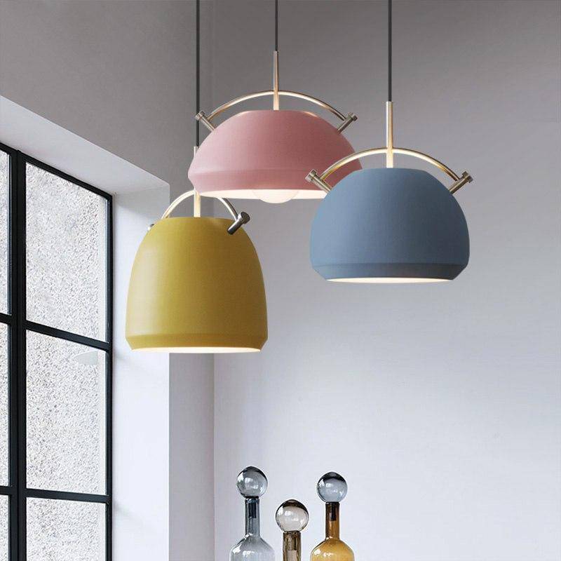 Modern design LED pendant light in the shape of a pot