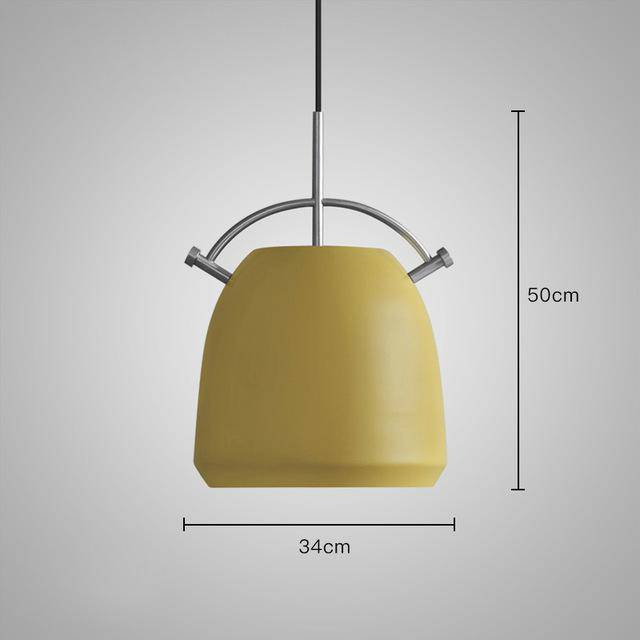 Lámpara de suspensión design LED moderno en forma de maceta