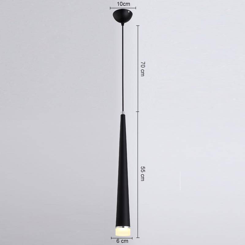 Suspension design LED en forme de cône (plusieurs couleurs)