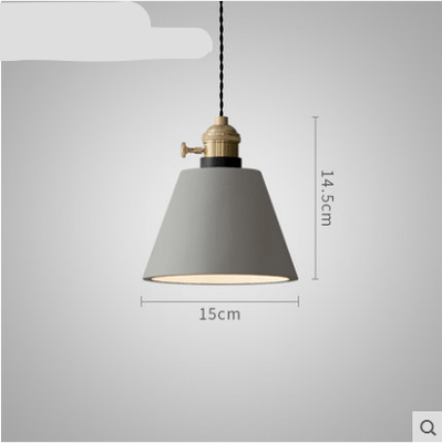 Design LED pendant light in shape cement