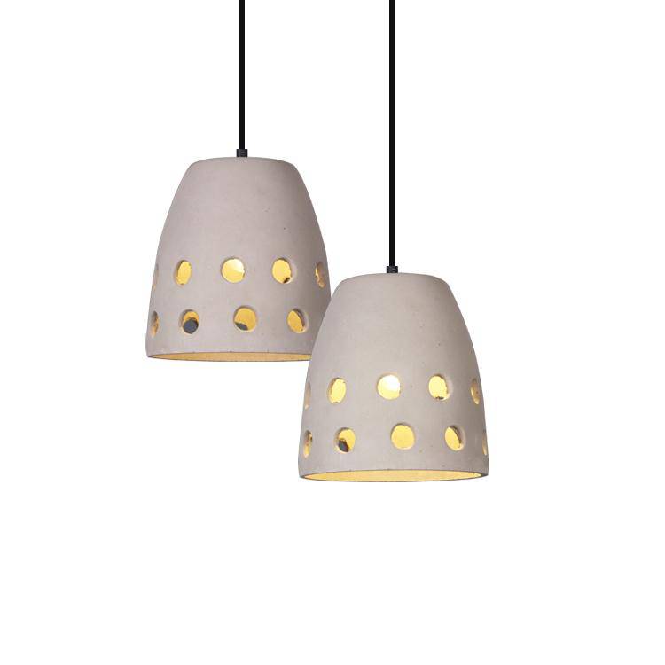 pendant light cement style resin design of various shapes Loft