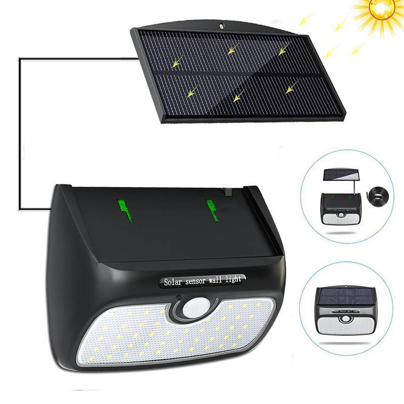 wall lamp outdoor solar 48 LED Sensor