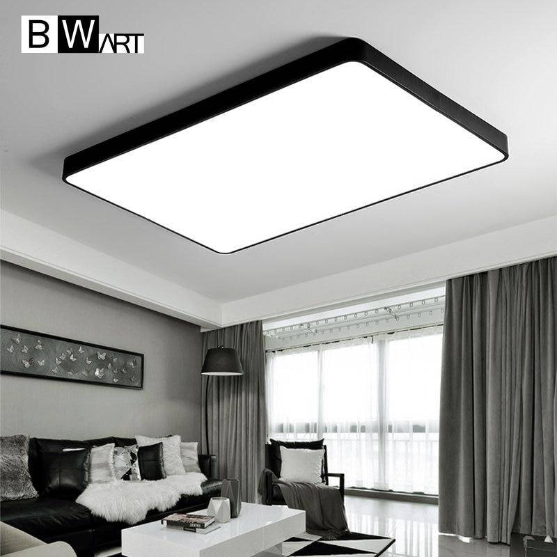 Lámpara de techo LED rectangular moderna de Bwart
