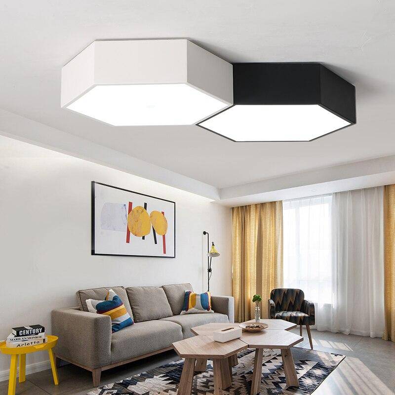 Lámpara de techo LED hexagonal en forma de panal