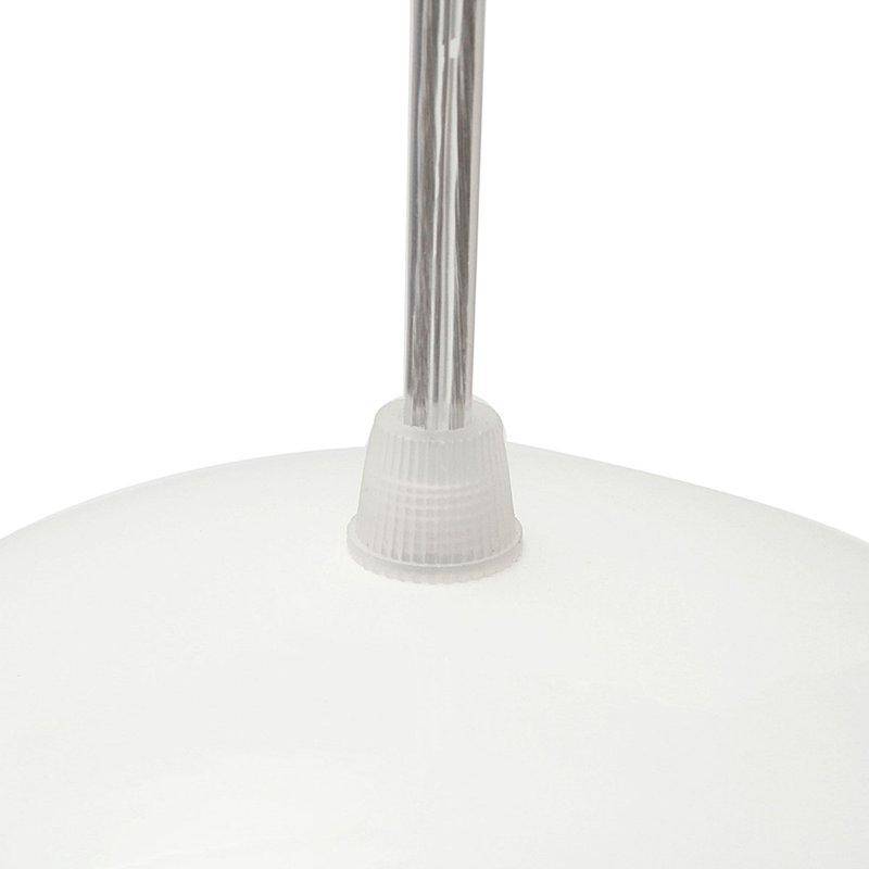 pendant light white ball and colored interior Eggshell