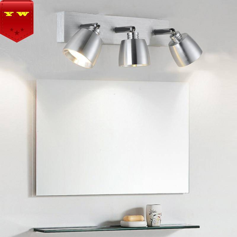 Espejo de baño con luz LED de aluminio