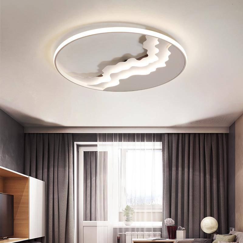 Round LED ceiling lamp with Luminaria design