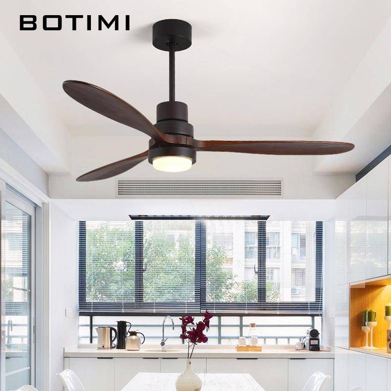 Modern LED ceiling fan with colorful base