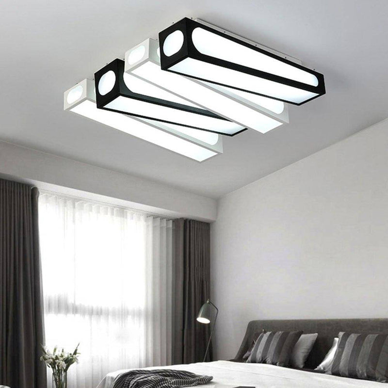 Lámpara de techo rectangular LED para habitaciones