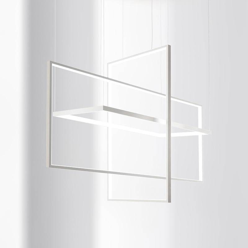 Chandelier Modern design LED rectangles