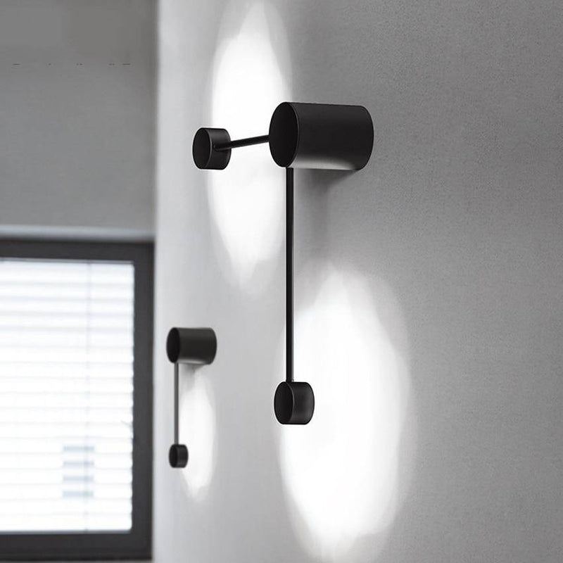 Lámpara de pared design con pequeñas barras LED iluminadas