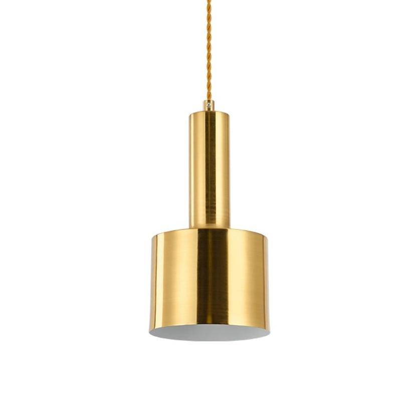 Lámpara de suspensión design Europa dorada