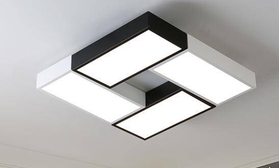 Color rectangular LED Ceiling light Dining