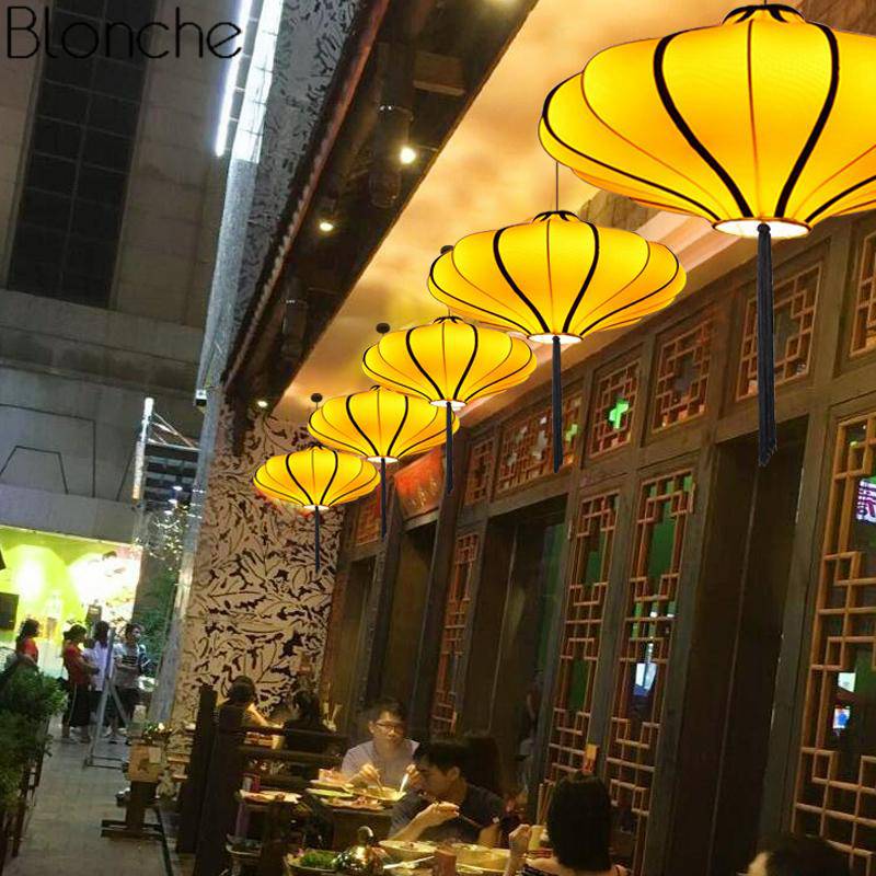 Lámpara de suspensión LED de color chino