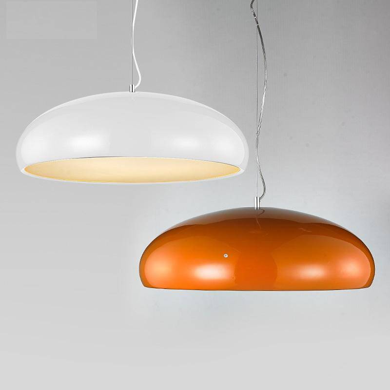 Design Modern LED pendant light in oval aluminum