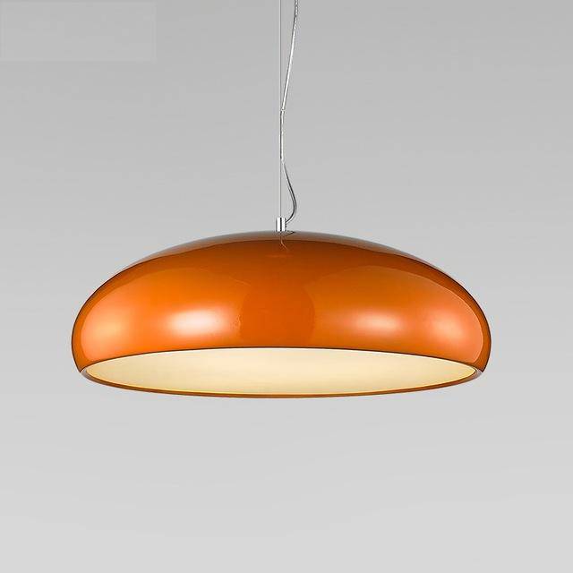 Design Modern LED pendant light in oval aluminum