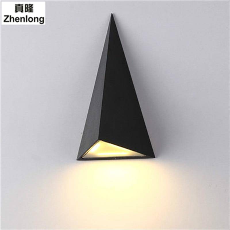 Aplique design triangular LED impermeable