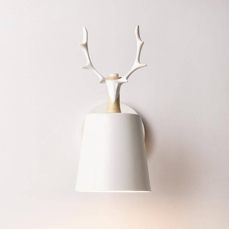 wall lamp Stag horn LED (black or white)