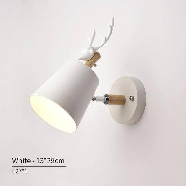 wall lamp Stag horn LED (black or white)