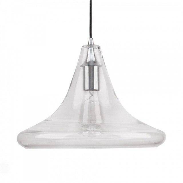 pendant light LED triangular glass design