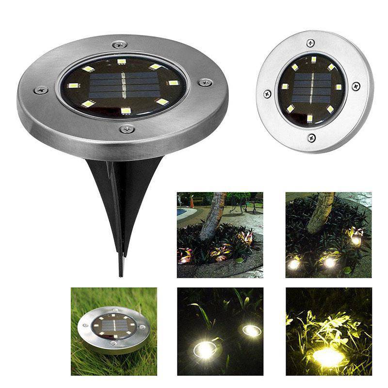 Spotlight outdoor 8 LED flush mount Lumiparty