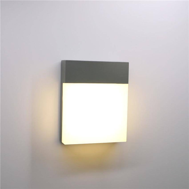 wall lamp outdoor for terrace or balcony (black or grey)