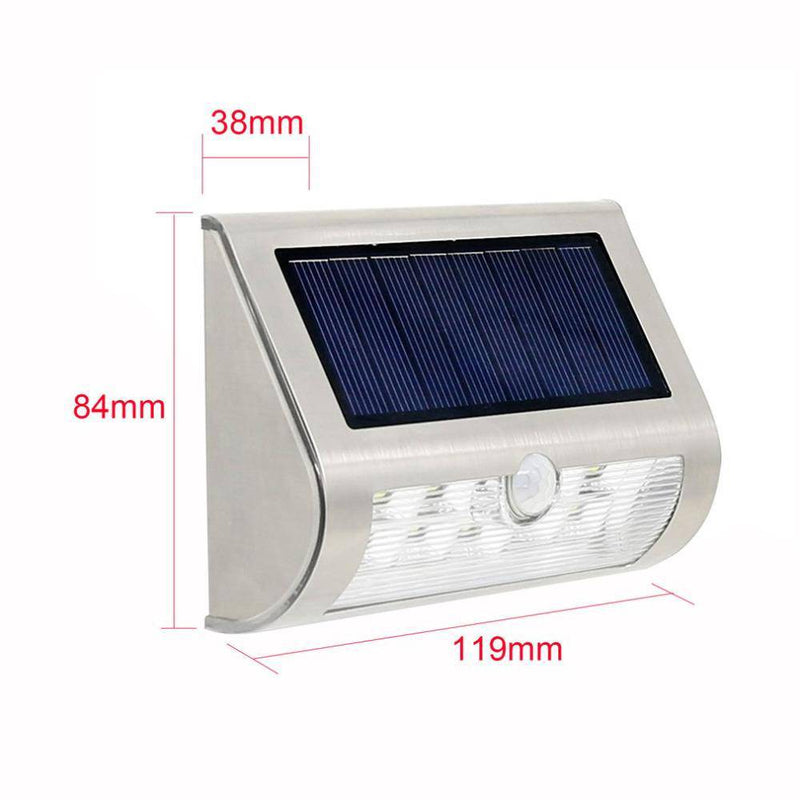 Aplique solar de exterior Icoco 5 LED