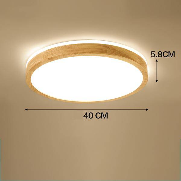 LED Wood Ceiling Light (several shapes)