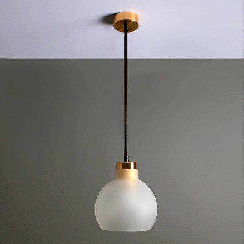 pendant light glass ball LED lamp