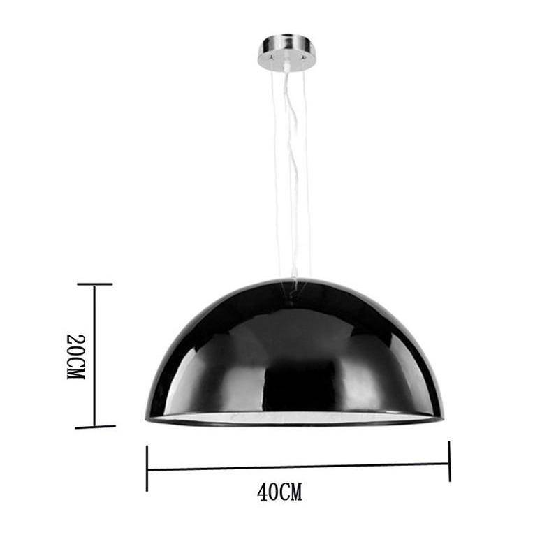 Lámpara de suspensión design media esfera con grabados florales en el interior 40cm