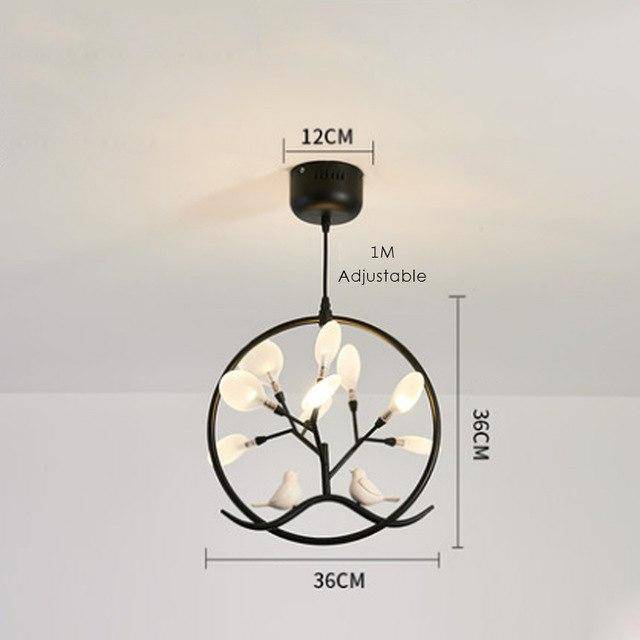Gold LED Design chandelier Firefly