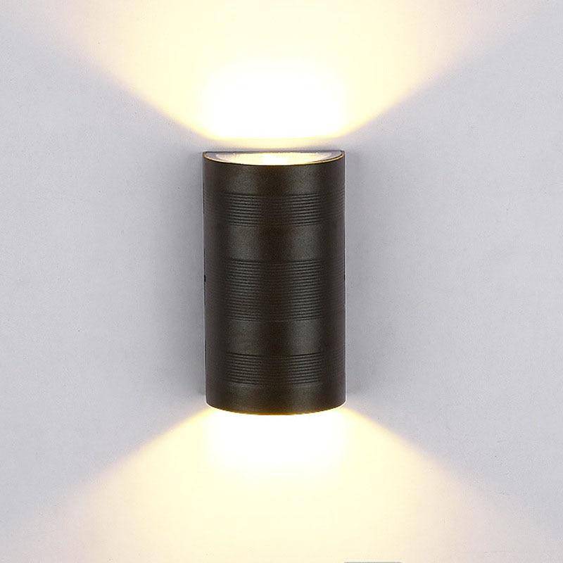 wall lamp Rounded LED wall Dual