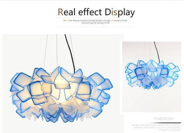 Acrylic Color Design pendant light Clizia