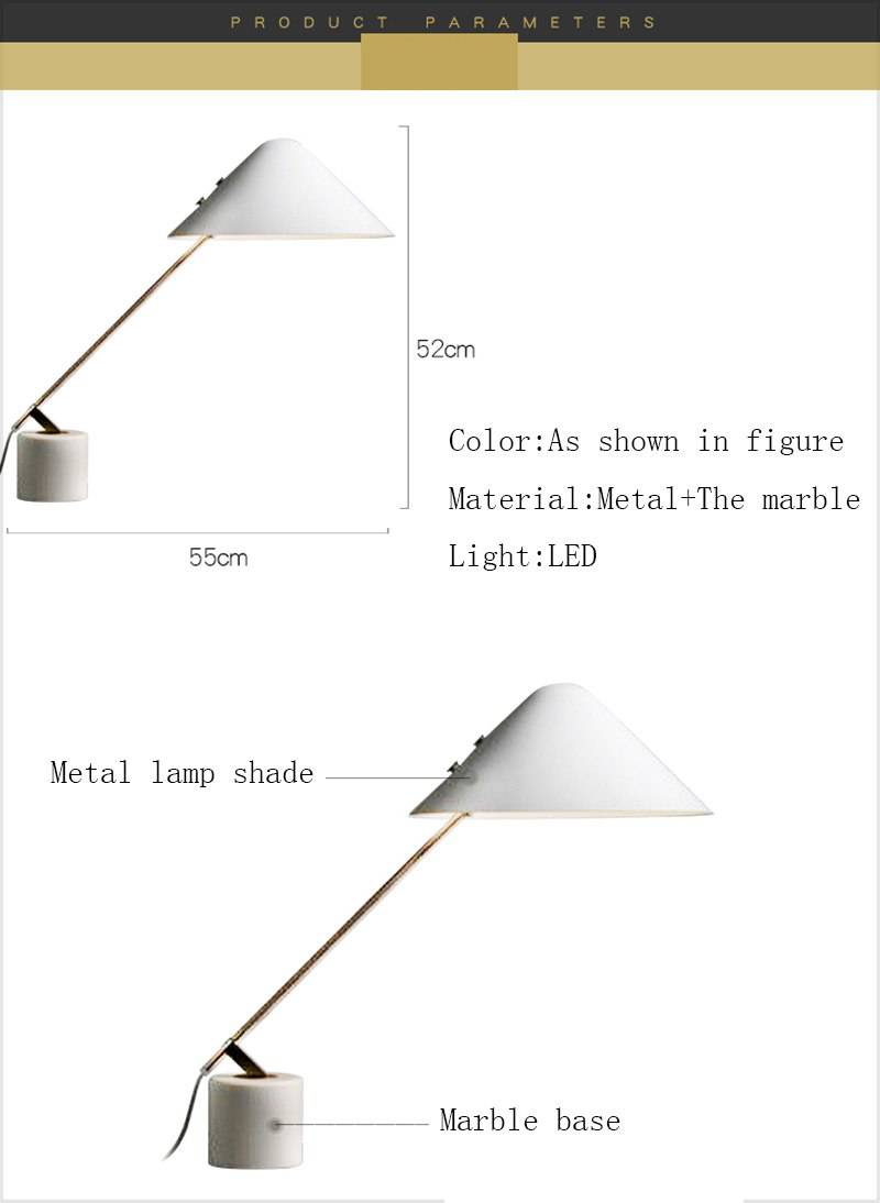 Lámpara de cabecera o de sobremesa design blanco Lujo