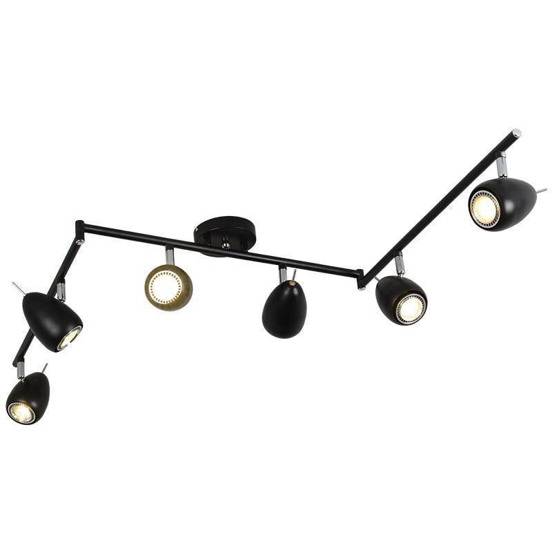 Barre spots LEDs arrondis ajustables Windows