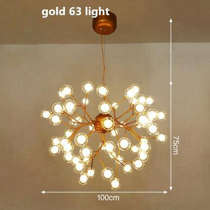 Lámpara LED design árbol con rama y bolas de cristal