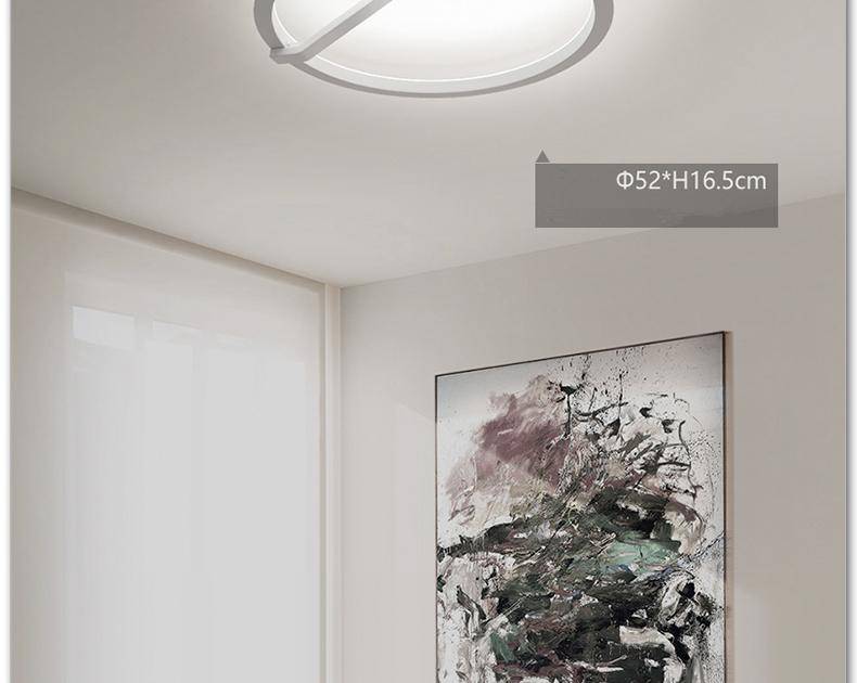 Lámpara de techo design LED círculo Minimalismo